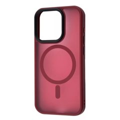 Чехол WAVE Matte Insane Case with Magnetic Ring iPhone 15 Pro Max - Dark Red